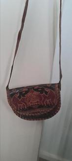 Schoudertas met olifanten, Sieraden, Tassen en Uiterlijk, Tassen | Damestassen, Verzenden, Zo goed als nieuw, Schoudertasje