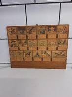 Oud leesplankje aap noot mies, Antiek en Kunst, Ophalen, Overige thema's