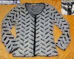 ZUS VAN SYL grijs-zwarte vest maat L zgan, Maat 38/40 (M), Overige kleuren, ZUS VAN SYL, Ophalen of Verzenden