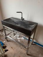 Zwart graniet, Zwart, Zo goed als nieuw, Minder dan 100 cm, 25 tot 50 cm