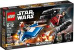 Lego Star Wars 75196 A-Wing vs. TIE Silencer Microfighters, Ophalen of Verzenden, Nieuw, Complete set, Lego