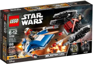 Lego Star Wars 75196 A-Wing vs. TIE Silencer Microfighters beschikbaar voor biedingen