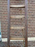 oude houten ladder  8 meter, Doe-het-zelf en Verbouw, Ladders en Trappen, Ophalen, Gebruikt, Ladder, Opvouwbaar of Inschuifbaar