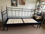 Bedbank Ikea, Ophalen, Verstelbaar, Zwart, Tweepersoons