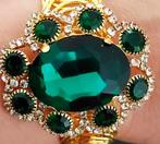 Statement Armband Groen Nieuw, Sieraden, Tassen en Uiterlijk, Armbanden, Ophalen of Verzenden, Nieuw, Groen