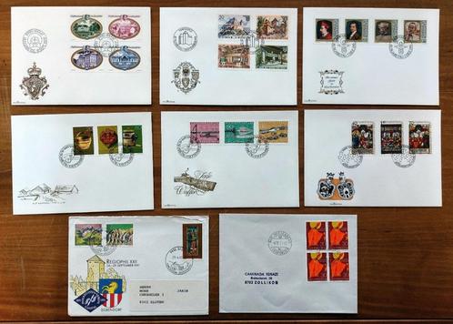 FDC Eerste Dag enveloppen Liechtenstein Zwitserland, Postzegels en Munten, Postzegels | Eerstedagenveloppen, Onbeschreven, Europa