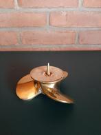 Koperen kaarsenstandaard scheepsschroef, Ophalen of Verzenden, Koper