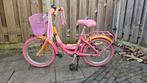 Batavus twinkle 16 inch kinderfiets roze / oranje met mandje, Ophalen, Gebruikt, 16 tot 20 inch, Batavus