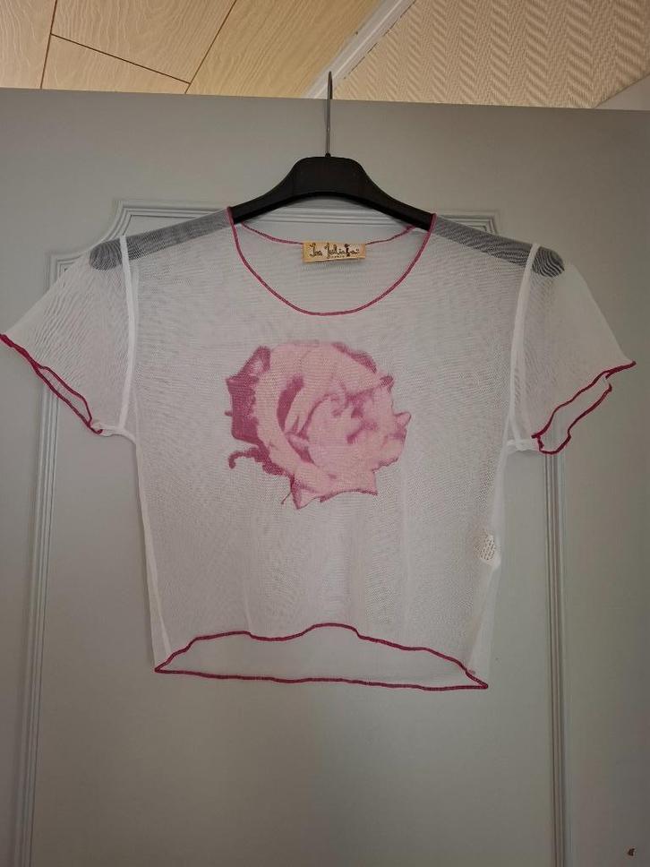 Prachtige nieuwe Les Julies Paris, Kleding | Dames, Tops, Nieuw, Maat 36 (S), Wit, Korte mouw, Ophalen of Verzenden