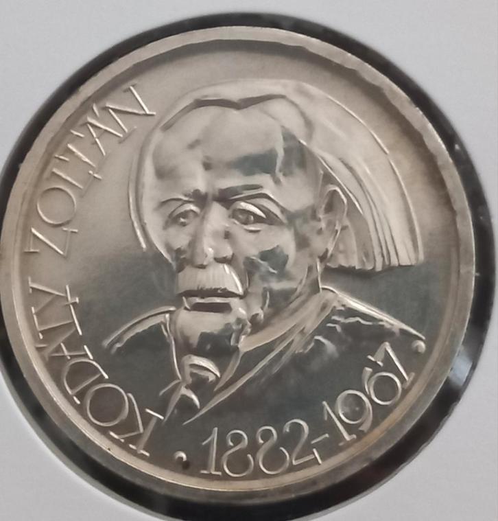 Hongaarse 100 Forint 1967 - Kodály Zoltán, Postzegels en Munten, Munten | Europa | Niet-Euromunten, Losse munt, Hongarije, Zilver