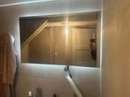 Badkamerspiegel LED en Verwarmd 100x60 cm niet gebruikt, Minder dan 100 cm, 75 tot 100 cm, Rechthoekig, Zo goed als nieuw