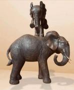 Groot Beeld van een Olifant met Kleine Olifant Nieuw, Ophalen of Verzenden, Nieuw, Wild dier, Beeldje of Figuurtje