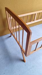 Retro vintage beuken spijlen ledikant, ledikantje, bedje, Gebruikt, Vintage, Ophalen of Verzenden, Ledikant