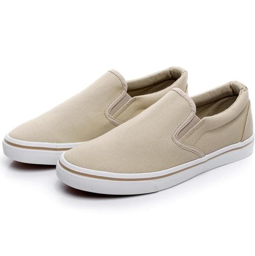 Beige heren canvas bootschoenen schoenen boot instap zomer, Kleding | Heren, Schoenen, Nieuw, Sneakers of Gympen, Verzenden