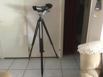 WW2 10X80 flak kijker met wieg en tripot en opslag kist  beschikbaar voor biedingen