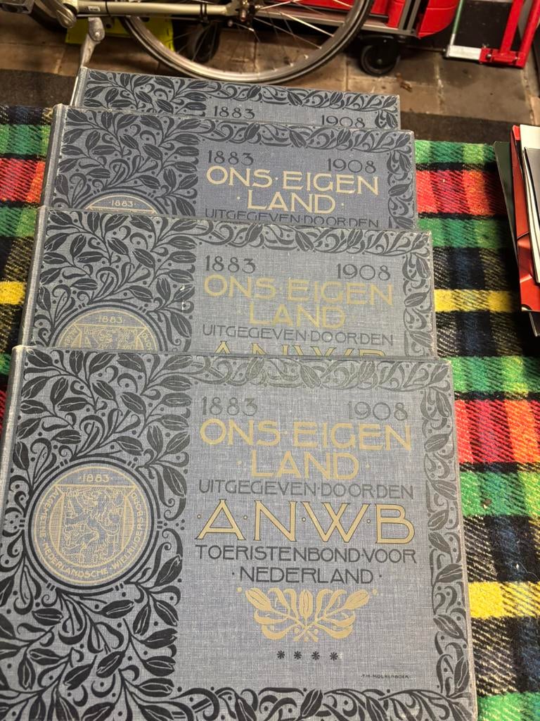 ANWB ons eigenland 1883 1908 4 delig, Ophalen of Verzenden, Zo goed als nieuw