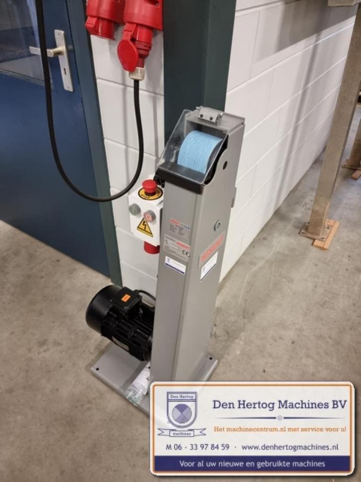 Compacte bandschuurmachine 400V 75x2000 3kW Wisent bandslijp, Doe-het-zelf en Verbouw, Gereedschap | Schuurmachines, Nieuw, Bandschuurmachine