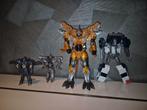 Transformers set – 4 figuren – allemaal transformeerbaar, Overige generaties, Ophalen of Verzenden, Gebruikt