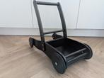 Houten loopwagen zwart, Kinderen en Baby's, Speelgoed | Houten speelgoed, Ophalen of Verzenden, Zo goed als nieuw, Duw- of Trekspeelgoed