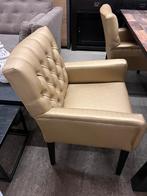 Set 4 stoelen goud nieuw!, Ophalen, ., 75 tot 100 cm, Zo goed als nieuw