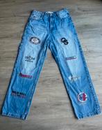 Broek Bershka maat 36, Ophalen, Zo goed als nieuw, Blauw, W28 - W29 (confectie 36)