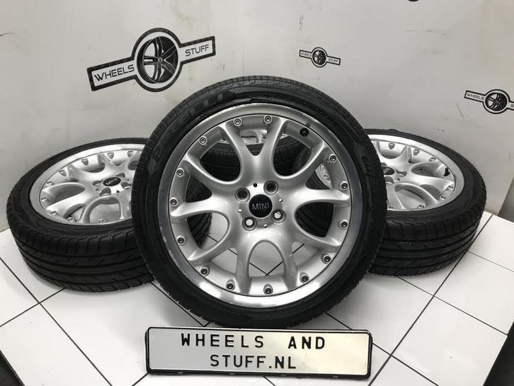 Mini web spoke R98 lichtmetaal velgen 17, Auto-onderdelen, Banden en Velgen, Banden en Velgen, Personenwagen, Gebruikt, Ophalen