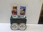 Grolsch glazenset (nr.11), Ophalen of Verzenden, Nieuw, Glas of Glazen, Grolsch