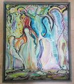 Labyrint 2019 - met initialen M+B op a.z., Antiek en Kunst, Ophalen of Verzenden