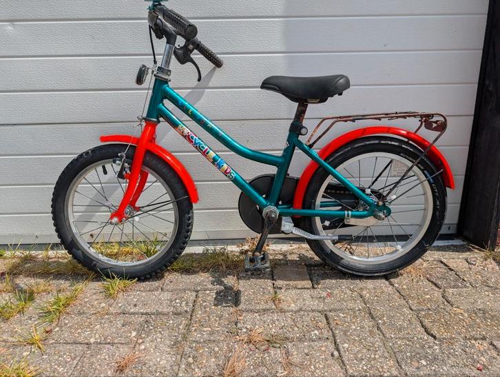 Leuke opvallende kinderfiets 16inch, Fietsen en Brommers, Fietsen | Kinderfietsjes, Gebruikt, 16 tot 20 inch, Ophalen of Verzenden