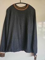 Zwarte glittertop, Zwart, Maat 42/44 (L), Ophalen of Verzenden, Lange mouw