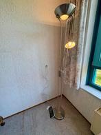 RVS hoge uplighter met extra leeslamp!, Huis en Inrichting, Lampen | Vloerlampen, Ophalen of Verzenden, Gebruikt, Metaal, 150 tot 200 cm