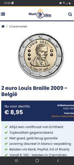 Euromunt Braille, Postzegels en Munten, Ophalen of Verzenden