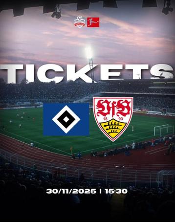 HSV - VfB Stuttgart Tickets beschikbaar voor biedingen