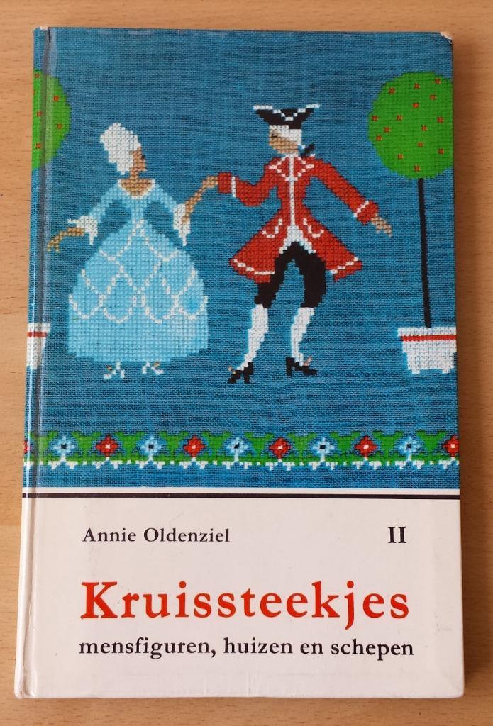 Kruissteekjes 2 - Annie Oldenziel - 1964, Hobby en Vrije tijd, Borduren en Borduurmachines, Gebruikt, Patroon, Handborduren, Ophalen of Verzenden