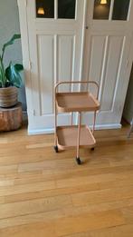 Mooie grote trolley, Huis en Inrichting, Tafels | Bijzettafels, Ophalen, Minder dan 55 cm, Metaal of Aluminium, Zo goed als nieuw