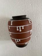 Illkra keramiek jaren 60 vaas met Palermo decor, Gebruikt, Duitsland, Overige kleuren, Aardewerk of Porselein