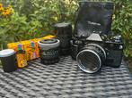 Canon AE-1 program analoge camera incl. lenzen, Audio, Tv en Foto, Fotocamera's Analoog, Ophalen of Verzenden, Gebruikt, Spiegelreflex