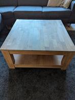 Houten  Salontafel - Vierkant, Huis en Inrichting, Tafels | Salontafels, Gebruikt, 50 tot 100 cm, Vierkant, Minder dan 50 cm
