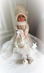 Wattenpopje jerst kerstversiering kerstster kerstval oud, Antiek en Kunst, Curiosa en Brocante, Ophalen of Verzenden