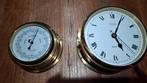 Koperen klok en barometer Andries de Jong Amsterdam, Watersport en Boten, Accessoires en Onderhoud, Ophalen of Verzenden, Gebruikt