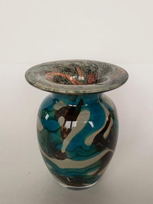 Vaas Mdina Malta Michael Harris, Antiek en Kunst, Antiek | Glas en Kristal, Ophalen of Verzenden