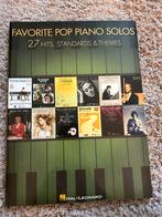 Favorite Pop Piano Solos - 27 Hits, Muziek en Instrumenten, Ophalen of Verzenden, Zo goed als nieuw, Thema, Piano