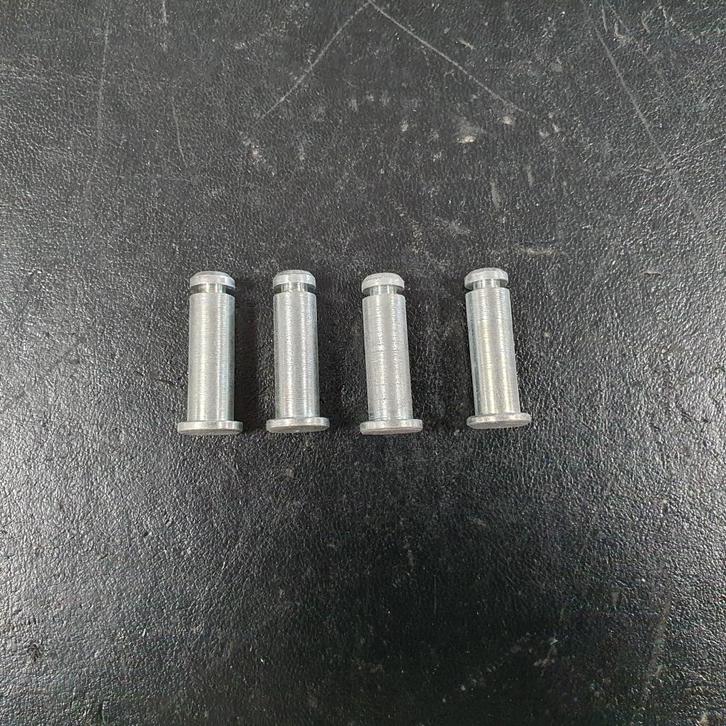 4x Almawood metalen schappendragers, plankendragers, legbor, Doe-het-zelf en Verbouw, IJzerwaren en Bevestigingsmiddelen, Gebruikt