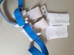 Turnleertjes voor brug (Decathlon) + badstof polsbandjes, Ophalen of Verzenden, Zo goed als nieuw, Wit, Overige typen