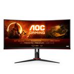 AOC CU34G2X 34 inch Curved 1440P, Computers en Software, Monitoren, 101 t/m 150 Hz, Curved, VA, AOC