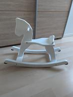 Mooie witte hobbelpaard/schommel paard. Nieuwstaat., Ophalen, Zo goed als nieuw