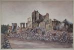 J. Guérard (1856-1924): Na de Slag bij de Marne, Parijs (2X), Ophalen of Verzenden