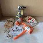 Dommelsch Bier reclame o.a. horloge bierviltje trommel SET, Verzamelen, Ophalen of Verzenden, Gebruikt, Dommelsch