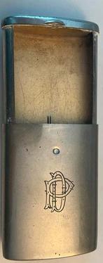 Vintage  zilver kleurig Luifersdoosje met Monogram, Ophalen of Verzenden