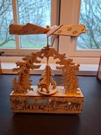 Joe Brubaker kerst  houtsnijwerk met verlichting, Ophalen